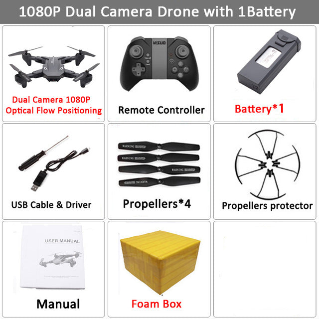 Camera Foldable Selfie Dron