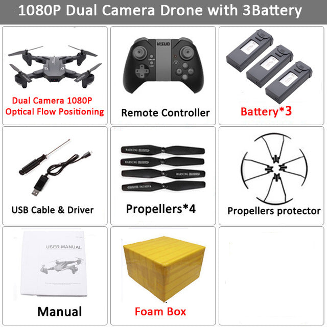 Camera Foldable Selfie Dron