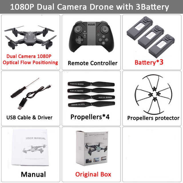 Camera Foldable Selfie Dron