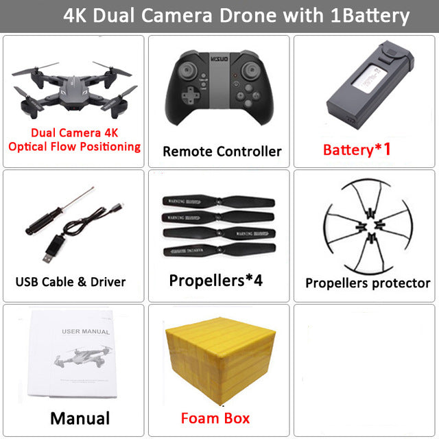 Camera Foldable Selfie Dron